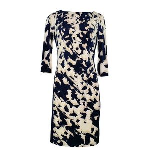 Lauren Ralph Lauren Womens Patterned Dress 4 New